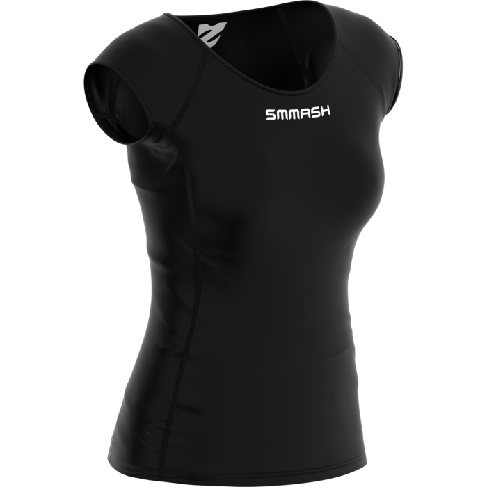 DAMSKA KOSZULKA TRENINGOWA Z KRÓTKIM RĘKAWEM - obrazek 2