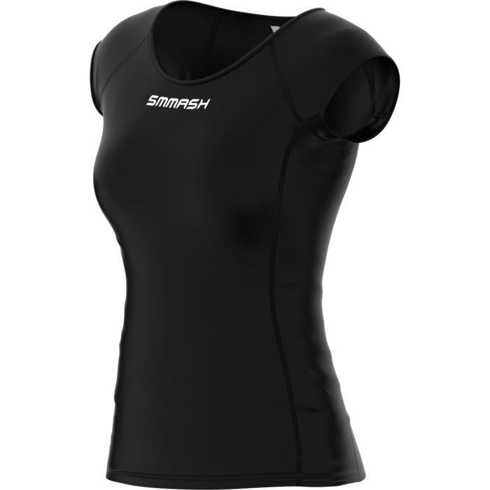 DAMSKA KOSZULKA TRENINGOWA Z KRÓTKIM RĘKAWEM - obrazek 3